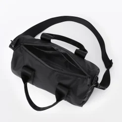 Clearance Muji Sac baril en nylon recyclé Noir