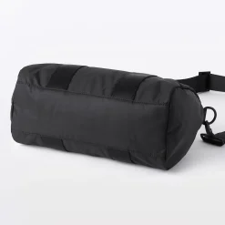 Clearance Muji Sac baril en nylon recyclé Noir