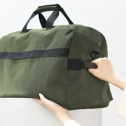 Online Muji Sac Boston pliable et déperlant en polyester recyclé