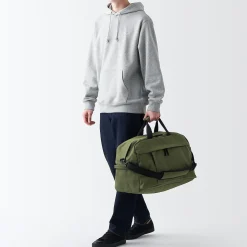Online Muji Sac Boston pliable et déperlant en polyester recyclé