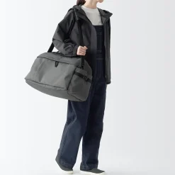 Online Muji Sac Boston pliable et déperlant en polyester recyclé