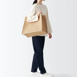 Discount Muji Sac en jute A3 Naturel