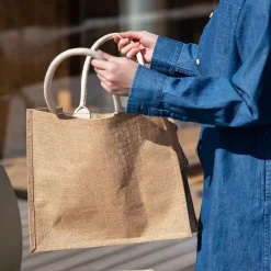 Discount Muji Sac en jute B5 Naturel