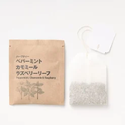 Sale Muji Sachets de thé Menthe poivrée, Camomille et Framboise 22x1,5g