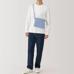 Discount Muji Sacoche à bandoulière déperlante détachable.