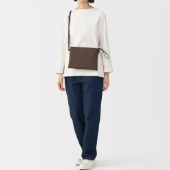 Discount Muji Sacoche à bandoulière déperlante détachable