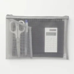 Sale Muji Sacoche en nylon avec poche A5