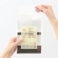 Sale Muji Sacs alimentaires et congélation à double fermeture - Longs formats, lot de 16