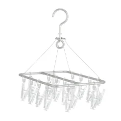 Sale Muji Séchoir rectangulaire en aluminium ‐ 16 pinces