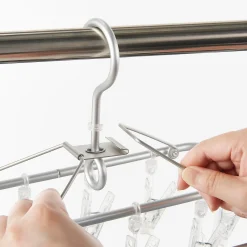 Sale Muji Séchoir rectangulaire en aluminium ‐ 16 pinces