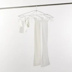 Clearance Muji Séchoir rectangulaire en aluminium ‐ 40 pinces