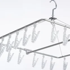 New Muji Séchoir rectangulaire pliable en aluminium ‐ 26 pinces