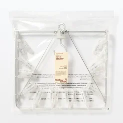 New Muji Séchoir rectangulaire pliable en aluminium ‐ 26 pinces