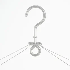 New Muji Séchoir rectangulaire pliable en aluminium ‐ 26 pinces