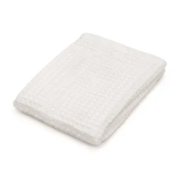 New Muji Serviette gaufrée pour le visage en velours de coton bio