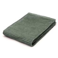 Outlet Muji Serviette gaufrée pour les mains en velours de coton bio