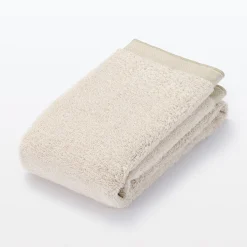 Clearance Muji Serviette pour le visage en coton et lin