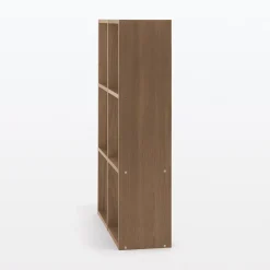 Hot Muji Set de 2 étagères étroites en noyer  ‐ 2x3 niveaux (Dont Eco‐part. 2,80 €)