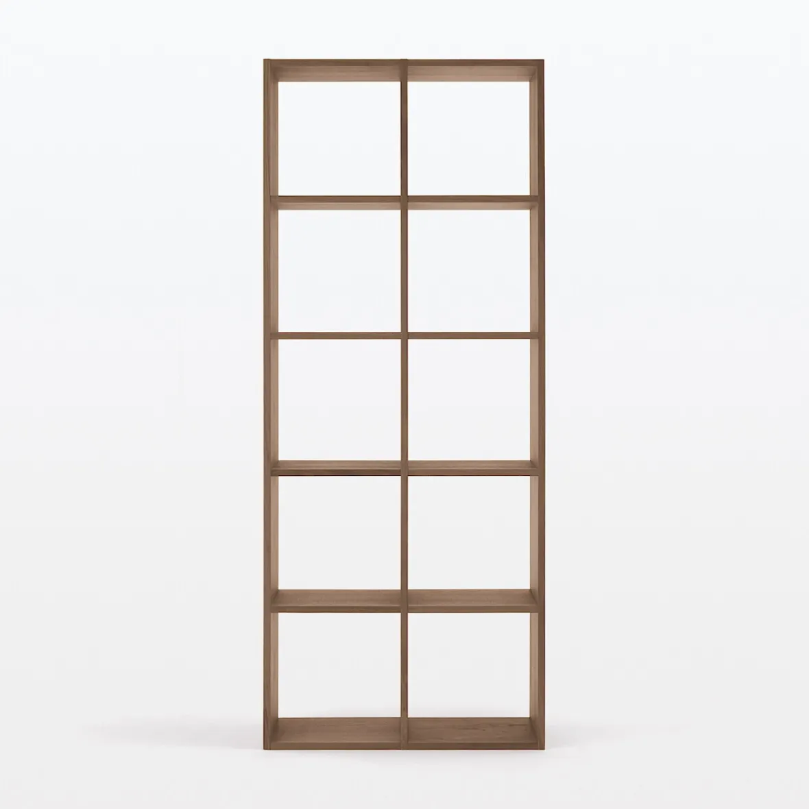 Discount Muji Set de 2 étagères étroites en noyer ‐ 2x5 niveaux (Dont Eco‐part. 5,30 €)