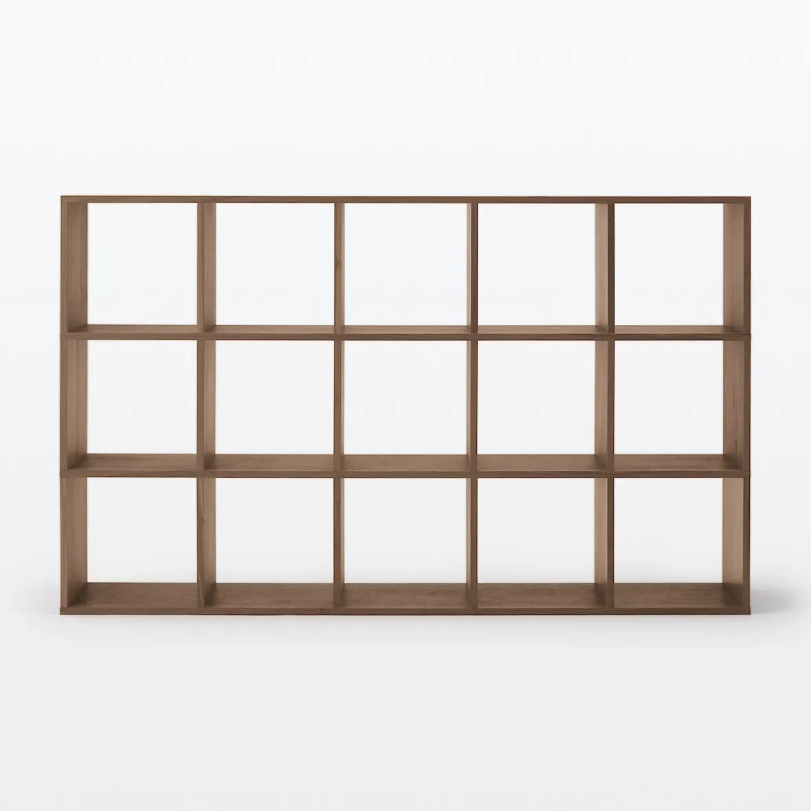 Discount Muji Set de 3 étagères étroites en noyer ‐3x5 niveaux (Dont Eco‐part. 5,30 €)