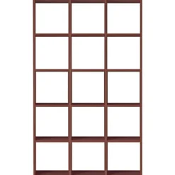 Discount Muji Set de 3 étagères étroites en noyer ‐3x5 niveaux (Dont Eco‐part. 5,30 €)