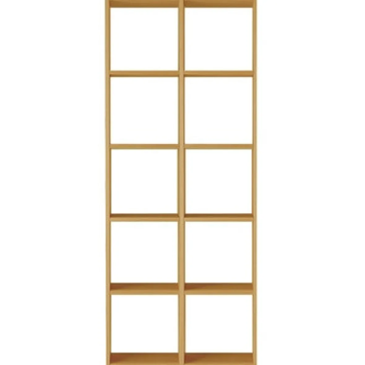 Online Muji Set de 2 étagères étroites en chêne ‐ 2x5 niveaux (Dont Eco‐part. 5,30 €)