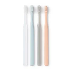 Muji Set de brosses à dents en polypropylène 4 couleurs