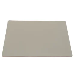Hot Muji Set de table en cuir recyclé - rectangulaire, Gris Cendré