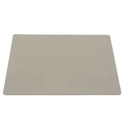 Hot Muji Set de table en cuir recyclé - rectangulaire, Gris Cendré