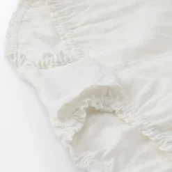 Hot Muji Short ballon en double gaze à pois dobby pour femme