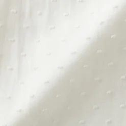 Hot Muji Short ballon en double gaze à pois dobby pour femme