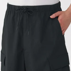 Online Muji Short cargo en mélange de coton délavé pour homme