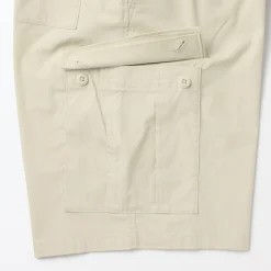 Online Muji Short cargo en mélange de coton délavé pour homme