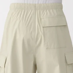 Online Muji Short cargo en mélange de coton délavé pour homme