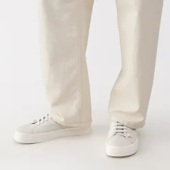 Discount Muji Sneakers basses en cuir pour homme