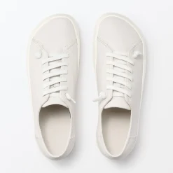 Discount Muji Sneakers basses en cuir pour homme