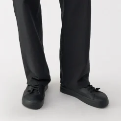 Discount Muji Sneakers basses en cuir pour homme