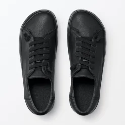 Outlet Muji Sneakers basses en cuir pour femme