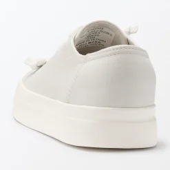 Outlet Muji Sneakers basses en cuir pour femme