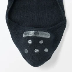 New Muji Socquettes fines invisibles avec grip au talon pour homme