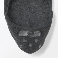 Sale Muji Socquettes fines invisibles avec grip au talon pour femme
