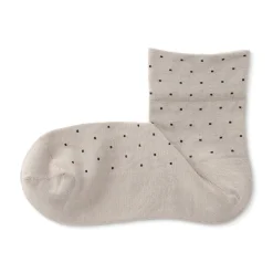Best Muji Soquettes à pois et à bordures confortables pour femme