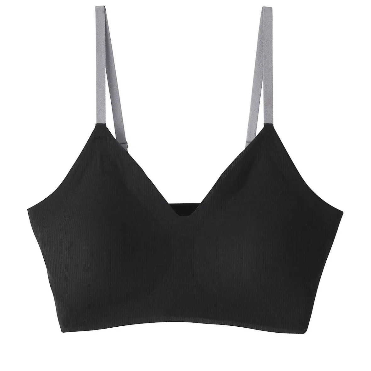 Discount Muji Soutien-gorge côtelé Soft Touch confortable pour femme