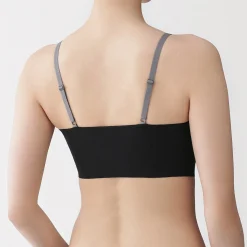 Discount Muji Soutien-gorge côtelé Soft Touch confortable pour femme