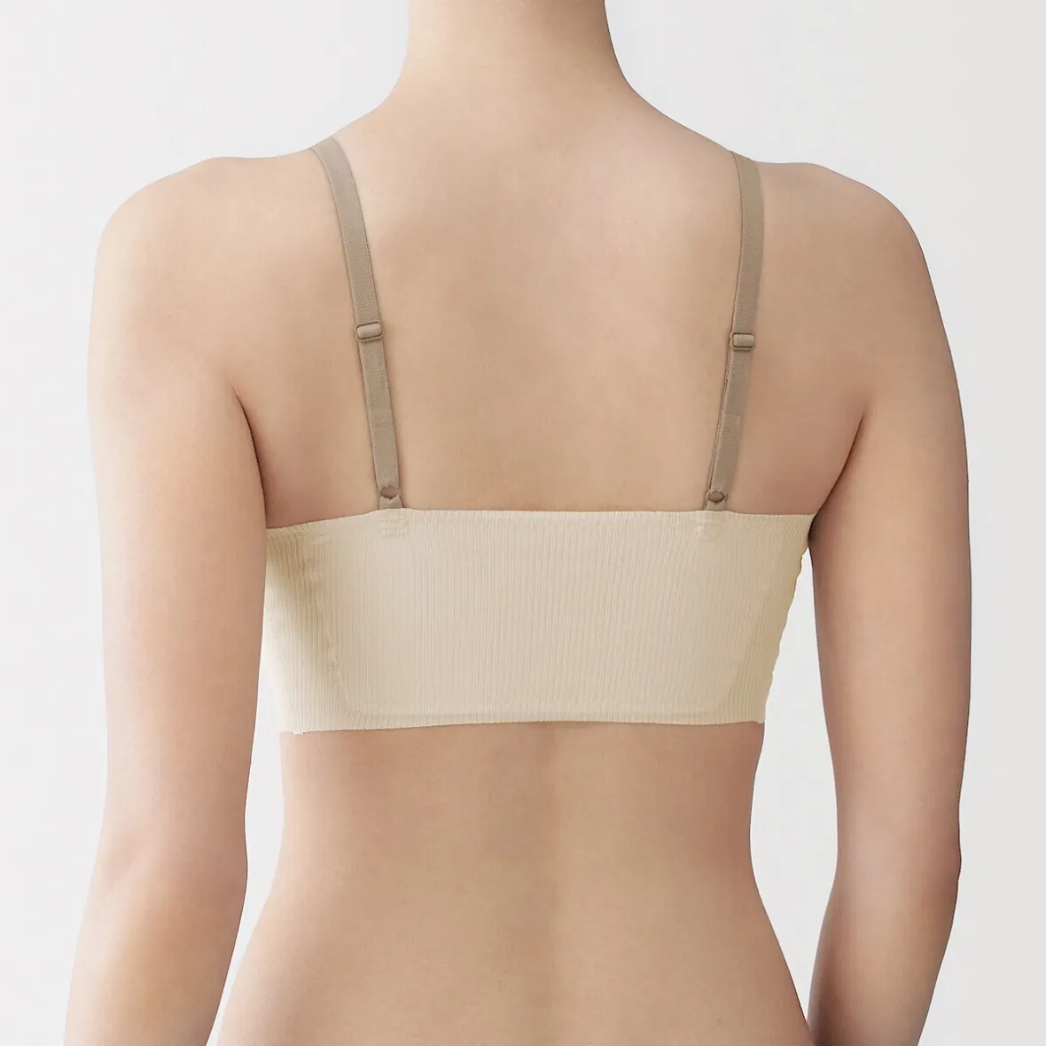 Discount Muji Soutien-gorge côtelé Soft Touch confortable pour femme