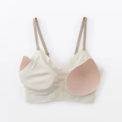 Discount Muji Soutien-gorge côtelé Soft Touch confortable pour femme