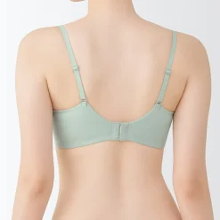Outlet Muji Soutien‐gorge sans armature en mélange de coton avec maintien latéral pour femme