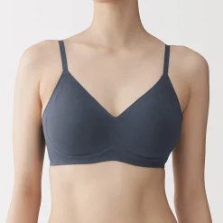 Outlet Muji Soutien-gorge sans armature en mélange de coton pour femme