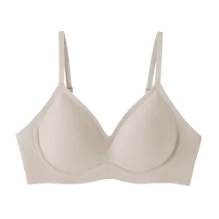 Outlet Muji Soutien-gorge sans armature en mélange de coton pour femme