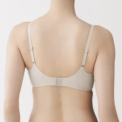 Outlet Muji Soutien-gorge sans armature en mélange de coton pour femme